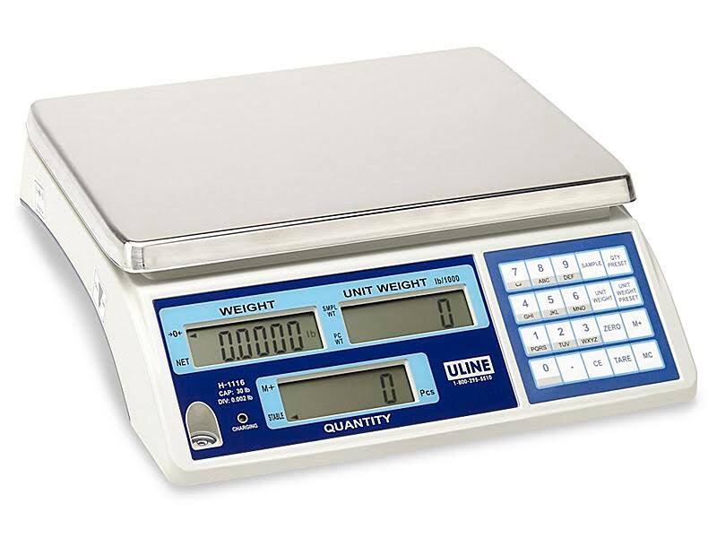 Industrial Counting Scale 30 lbs x .002 lb P34323