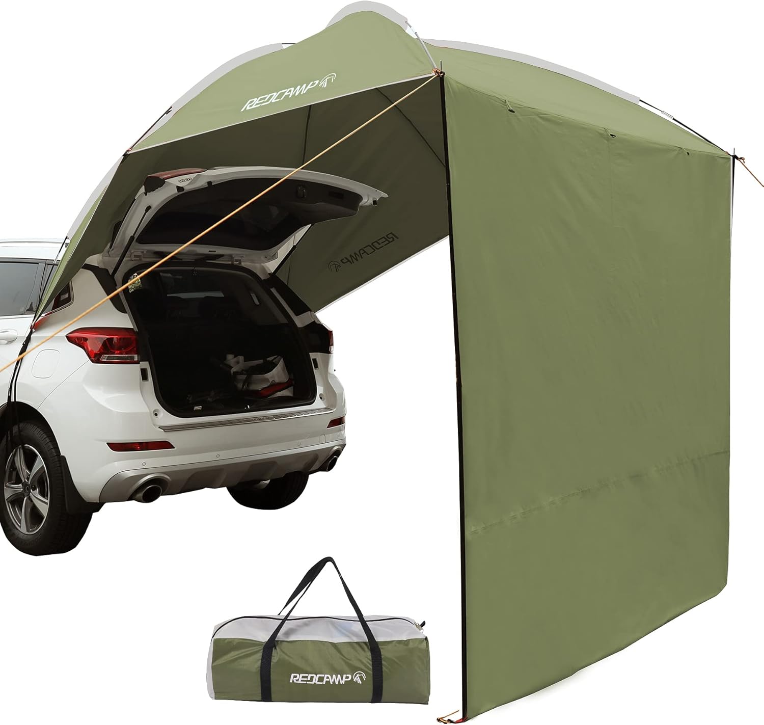Beige/Army Green Waterproof Car Awning Sun Shelter X84428