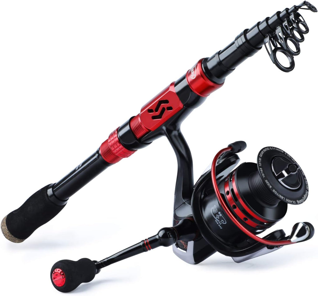 Telescopic Fishing Rod Combos with Spinning Reels Fishing Carrier Bag L149153