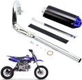 Blue Exhaust Muffler Silencer Pipe Assembly Kit Pack of 2 W261097