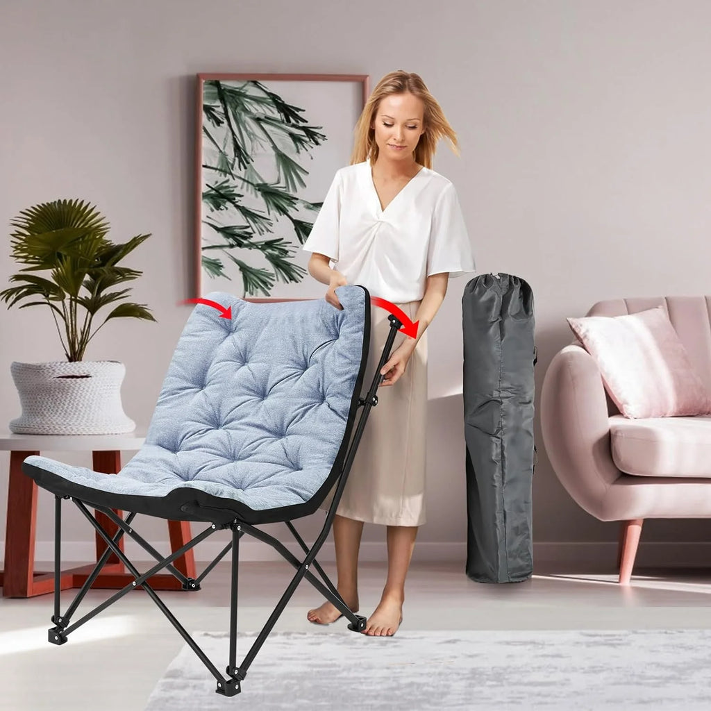 Oversize XL Folding Butterfly Chair with Carry Bag N58789