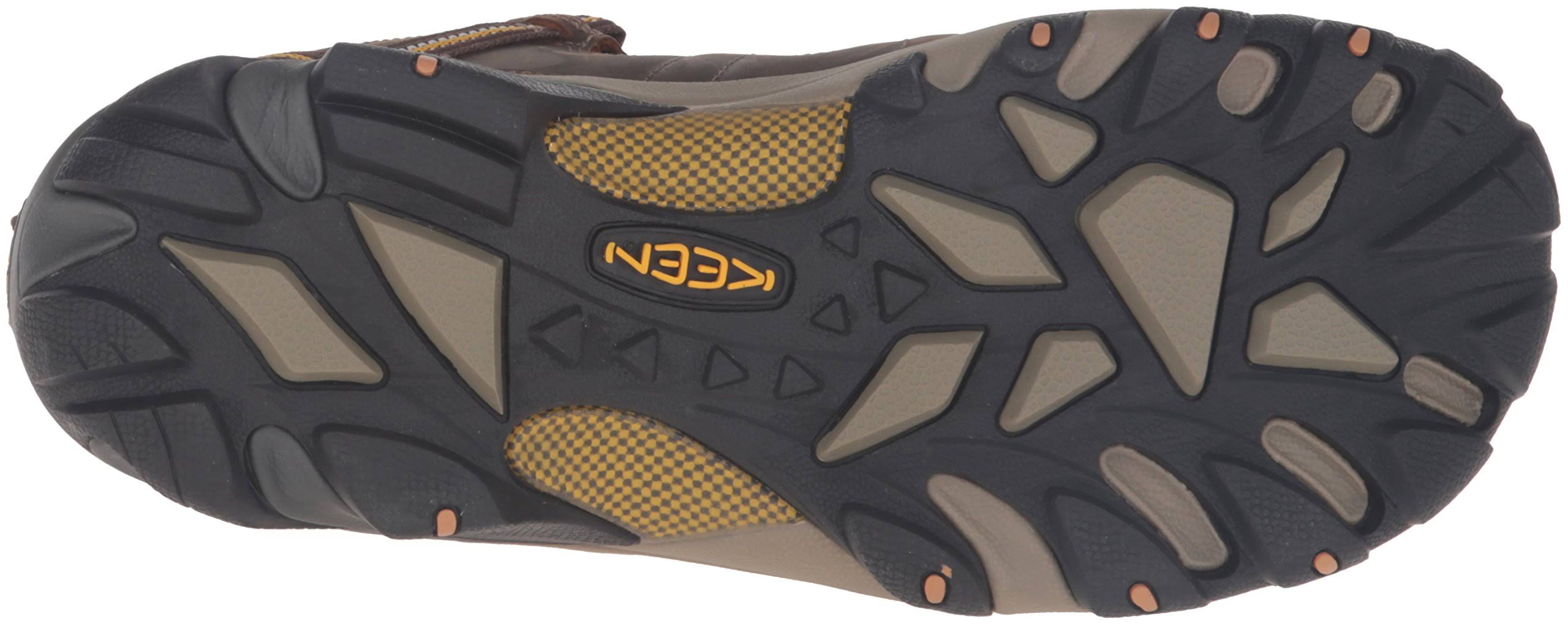 Waterproof Wide Cascade Brown/Golden Yellow Hiking Shoes E92402