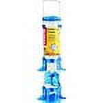Blue/Clear/Green Polycarbonate 6 Port Seed Bird Feeder A2358