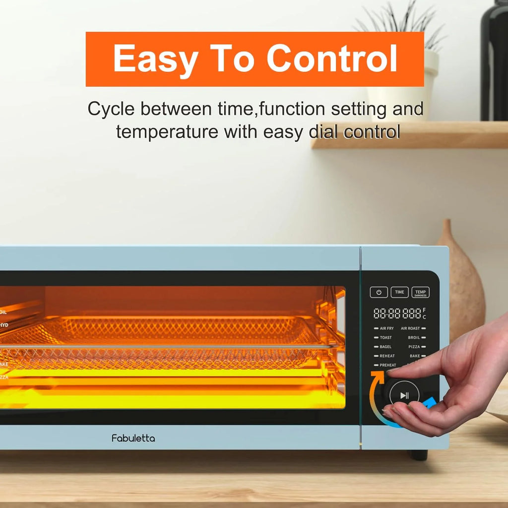 10-in-1 Countertop Convection Toaster Oven Air Fryer Combo, 1800W J678
