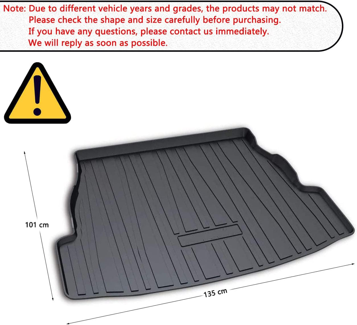 TPO Waterproof Cargo Trunk Tray J804