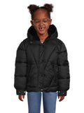 Girls Quilted Winter Puffer Coat with Hood H684