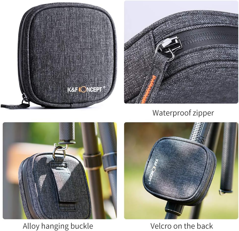 49mm Fixed ND Lens Filter Kit, Neutral Density ND4 ND8 ND64 ND1000 Filter Set with 4-Filter Pouch T735190
