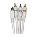 Satin Ivory 6 ft Optical Digital Audio Cable TOSLINK to RCA Q719795