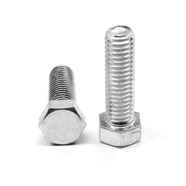 0.38in. x 1.13 in. Fine Threaded Hex Cap Screw, 18-8 Stainless Steel, 100 Piece I9059