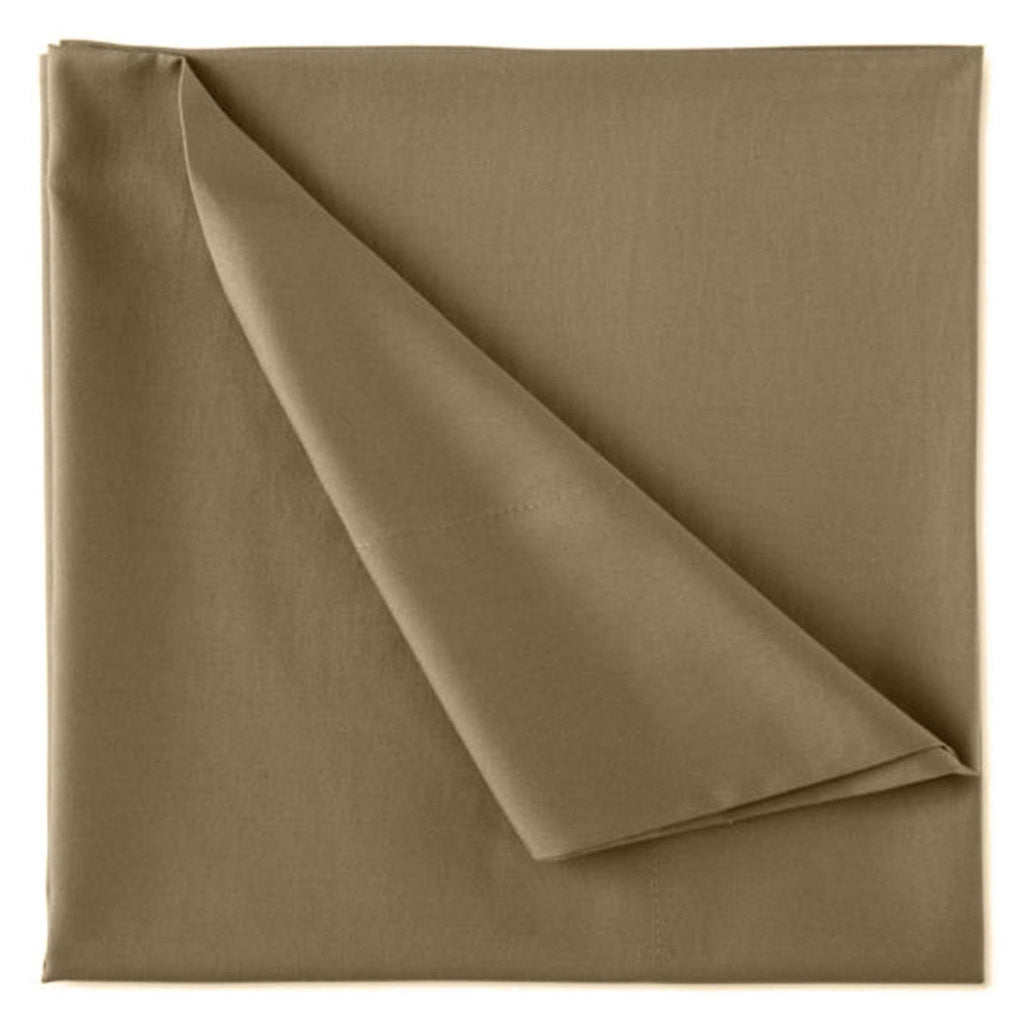 Full Sand Organic Cotton Sateen Flat Sheets S809
