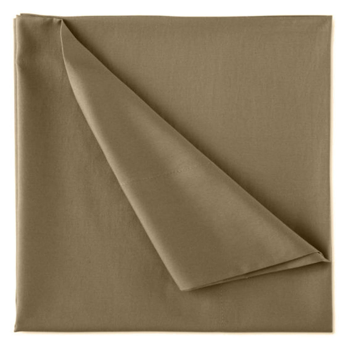 Full Sand Organic Cotton Sateen Flat Sheets S809