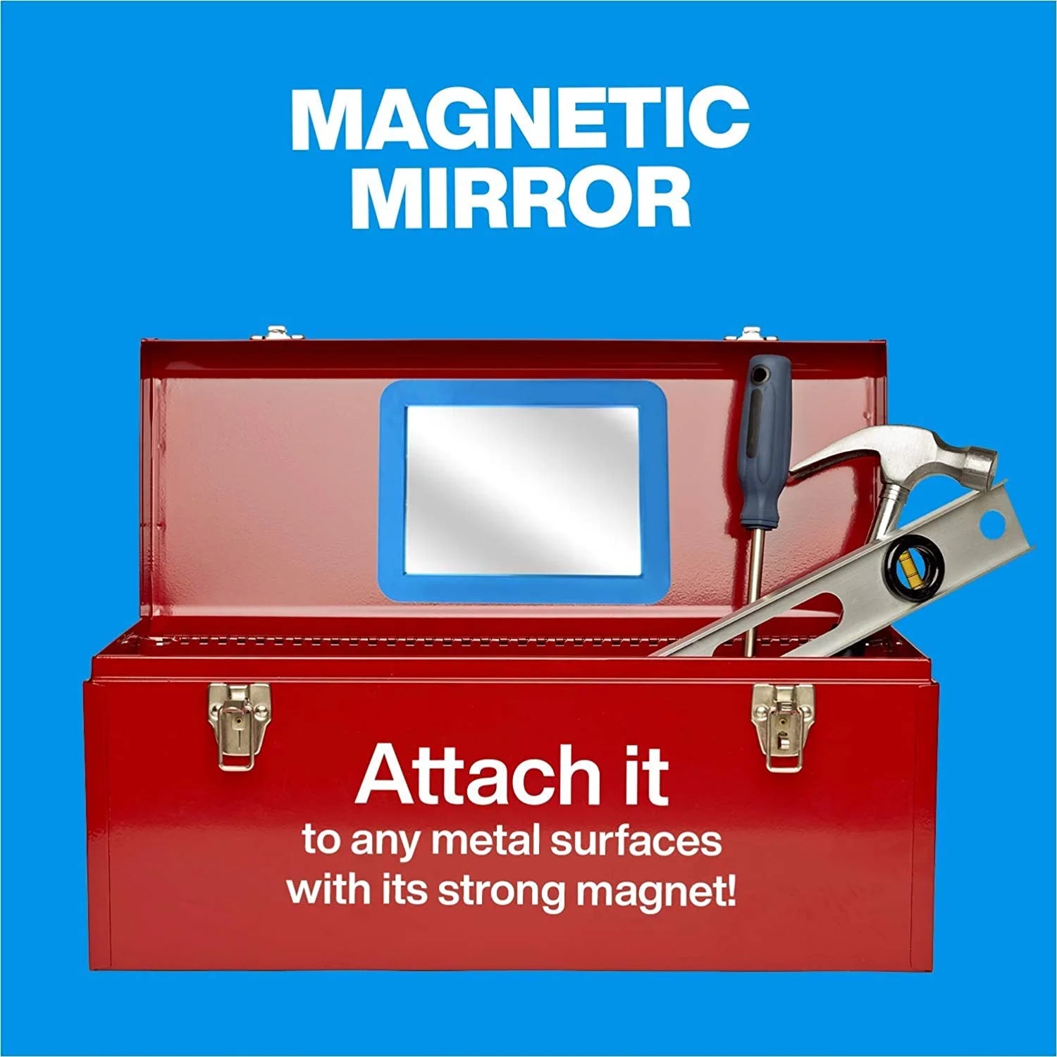 Blue Magnetic Selfie Mirror S2588