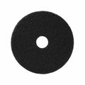 Black Stripping Floor Pad, 5/Case, Size: 19 J4639