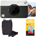 Green Instant Camera + Zink Paper (20 Sheets) + Case E4925