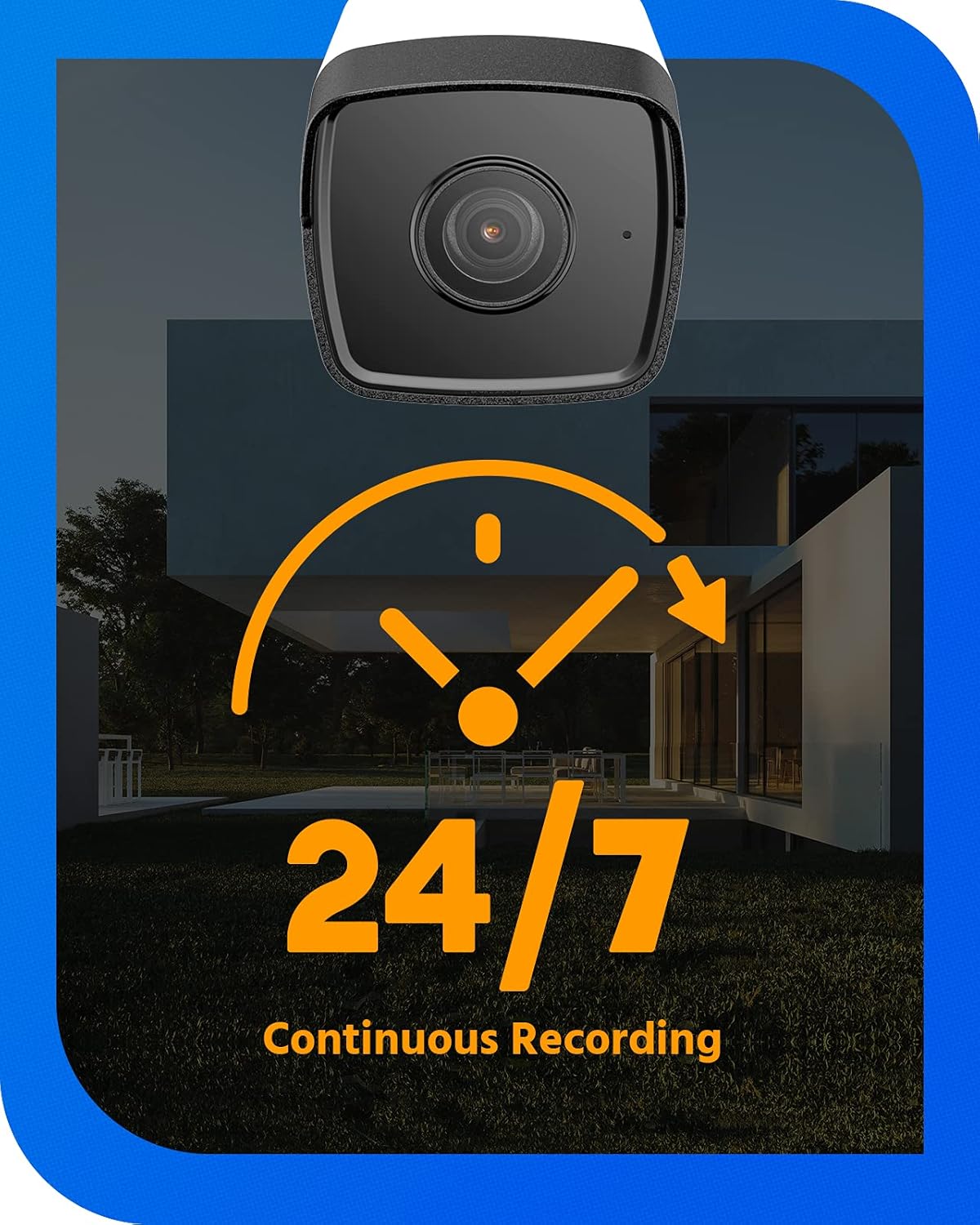 5MP PoE Outdoor Bullet Security Camera with 2.8mm Lens L624513