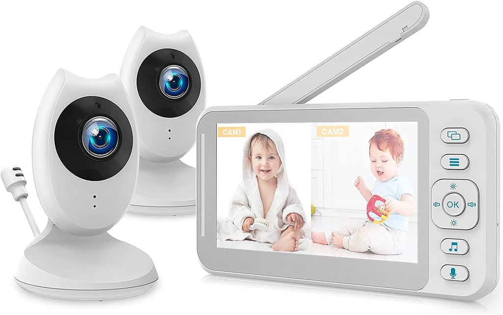 4.3 inch Video Baby Monitor with Night Vision and 2-Way Audio T645
