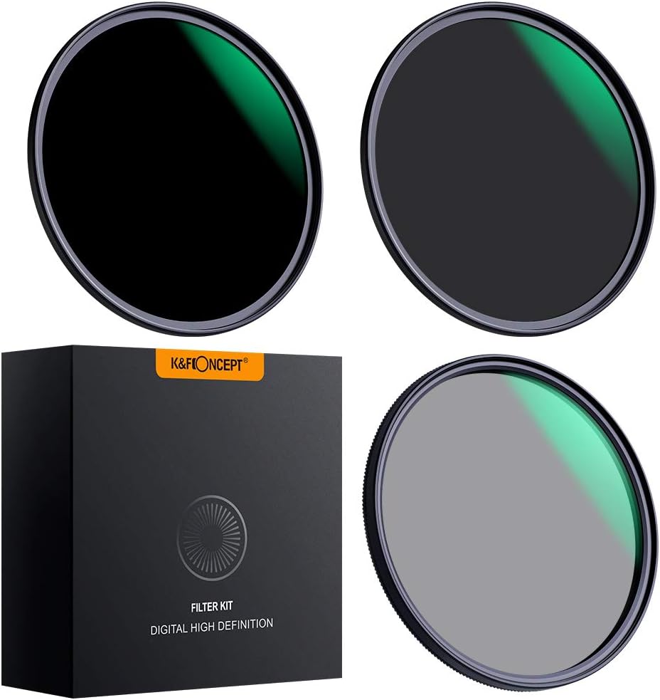 37mm ND8 ND64 CPL Circular Polarizer Filter Kit with Multi-Layer Coatings Pack of 2 X805901