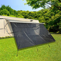 RV Awning Shade Screen with Zipper 8'X14'3'' B487