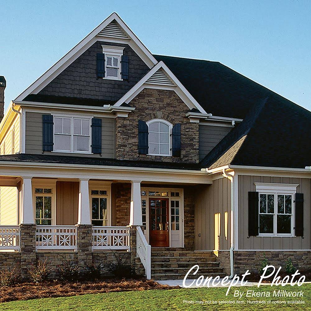 PVC Horizontal Elongated Octagon Gable Vent K9020