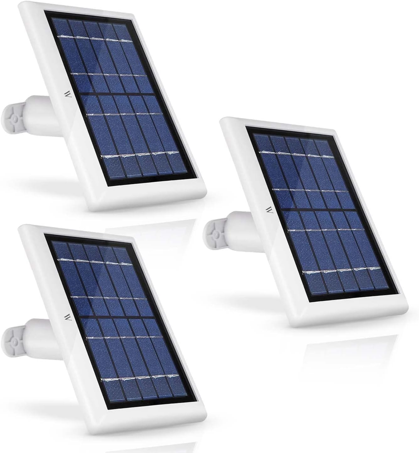 Solar Panel with 13.1ft Cable (3-Pack, White) O64053