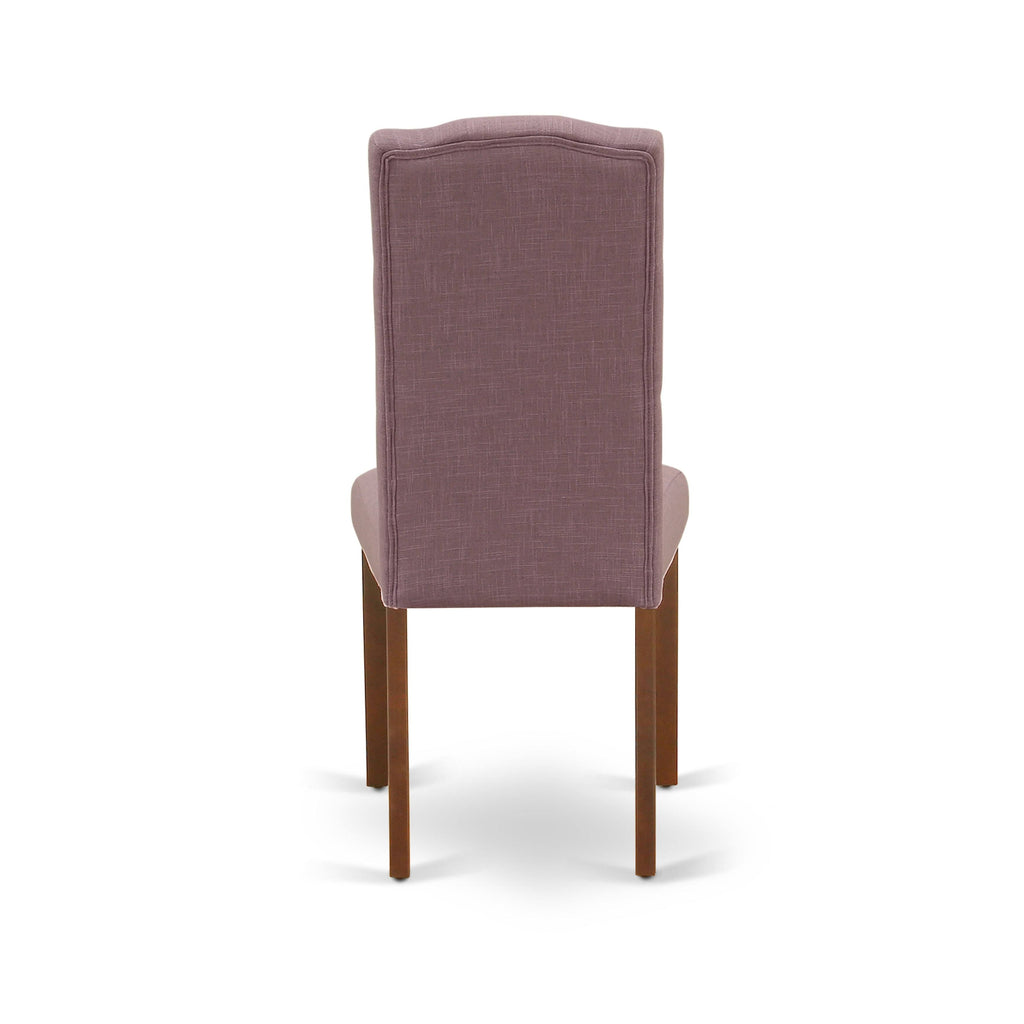 5pc Dining Set with Round Dinette Table and Four Parson Chairs C13108