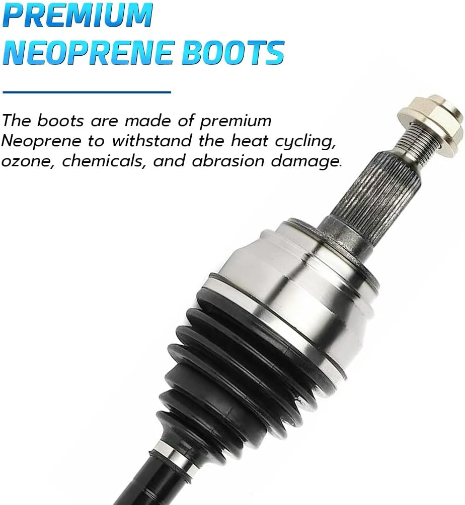 Complete Front CV Axle Half Shaft for 6 LUG MODELS Only D5869