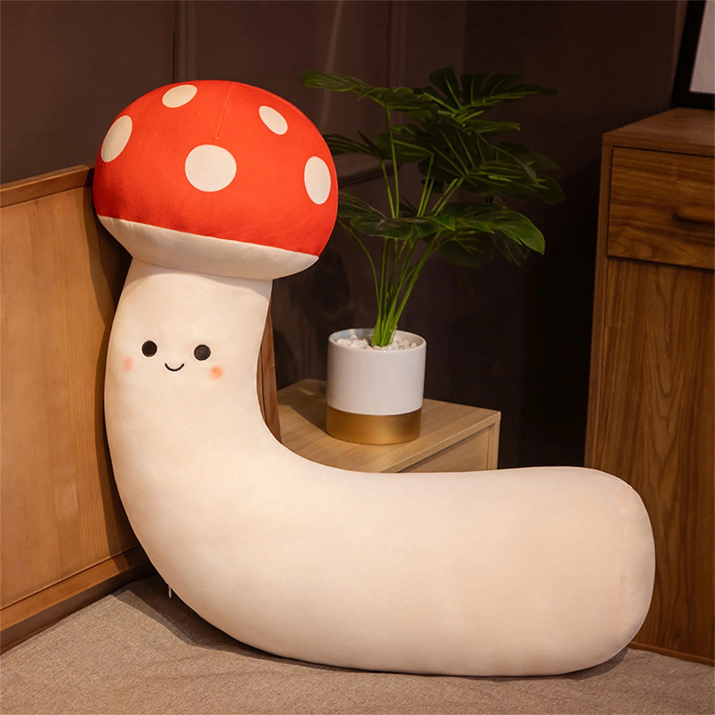 Giant Mushroom Plush Dolls Toys Soft Cute Stuffed Mushroom Throw Pillow C998