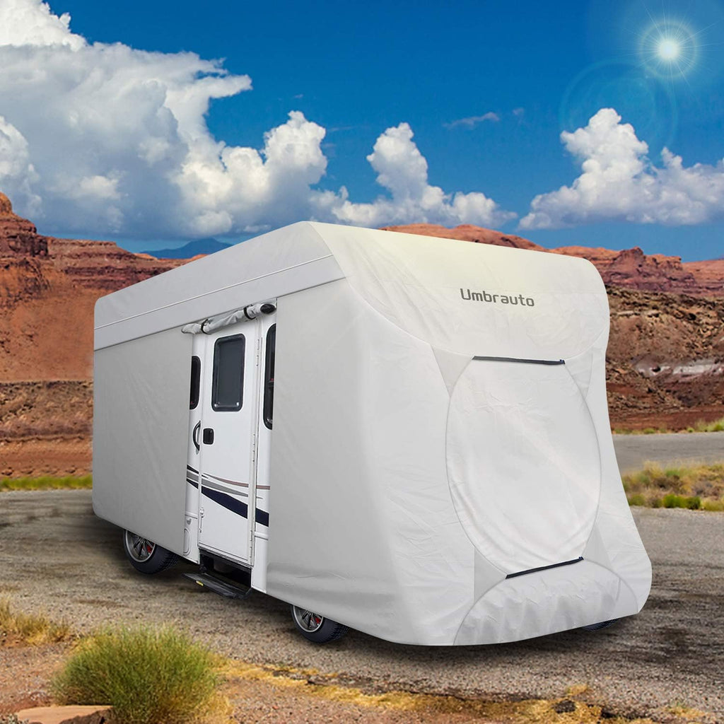 3 Layers Waterproof Ripstop RV Cover Fits 29Ft to 32Ft, Grey S931425
