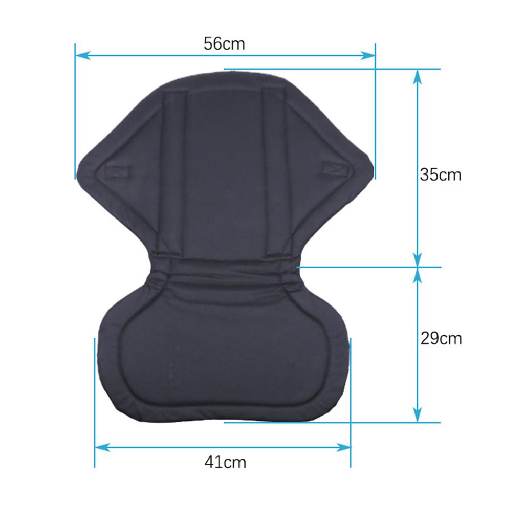 Padded Kayak Boat Seat with Storage Bag and Adjustable Straps K699635