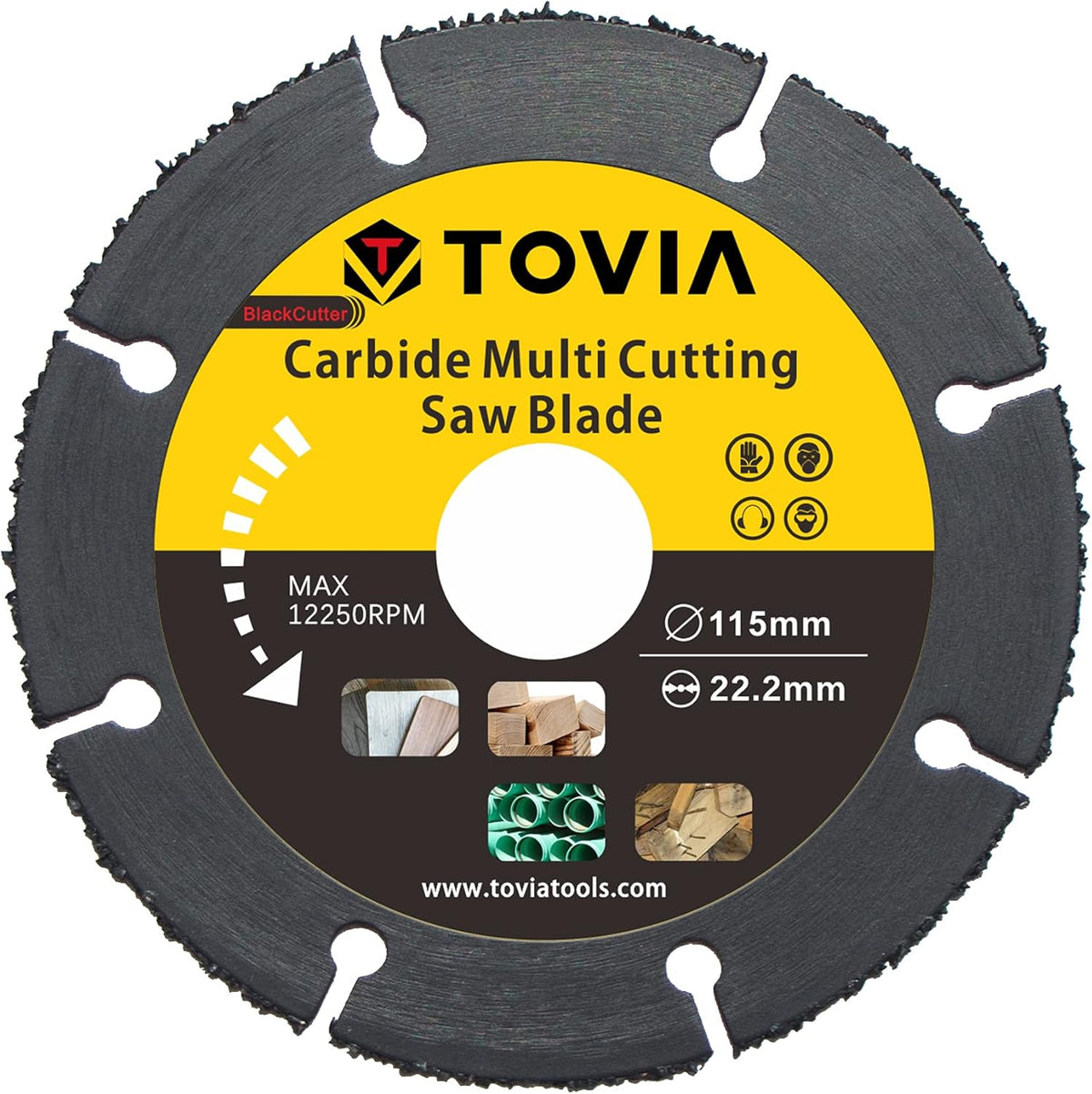 4 1/2 Carbide Multi Cutting Disc, Pack of 2 O170