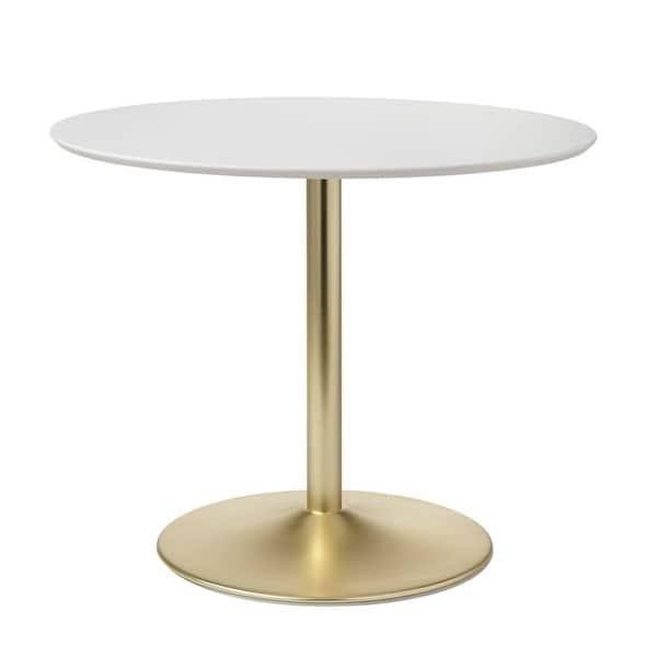 Round Faux Marble Dining Table O26813