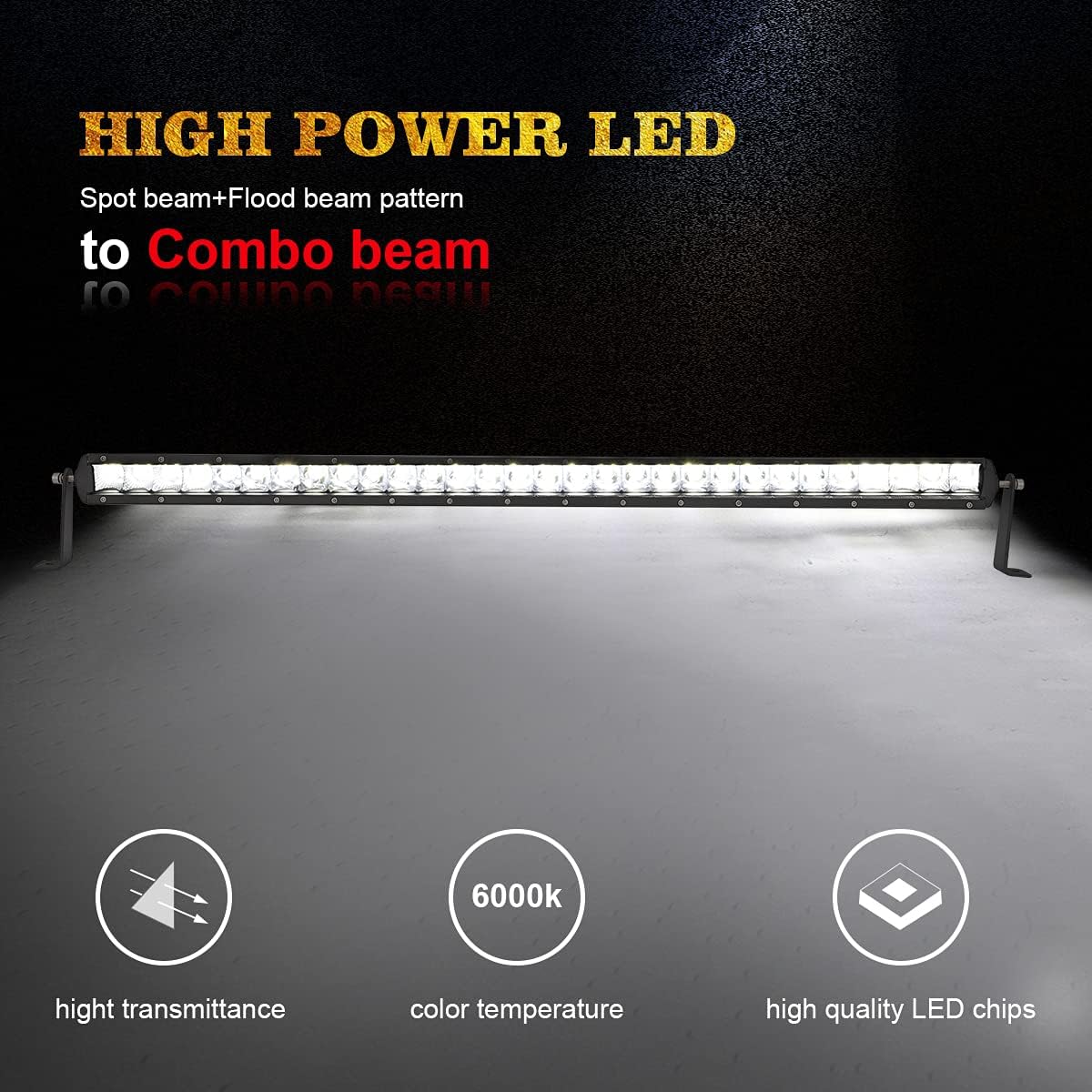 32'' 150W LED Light Bar Hidden Bumper Mount Bracket G648565