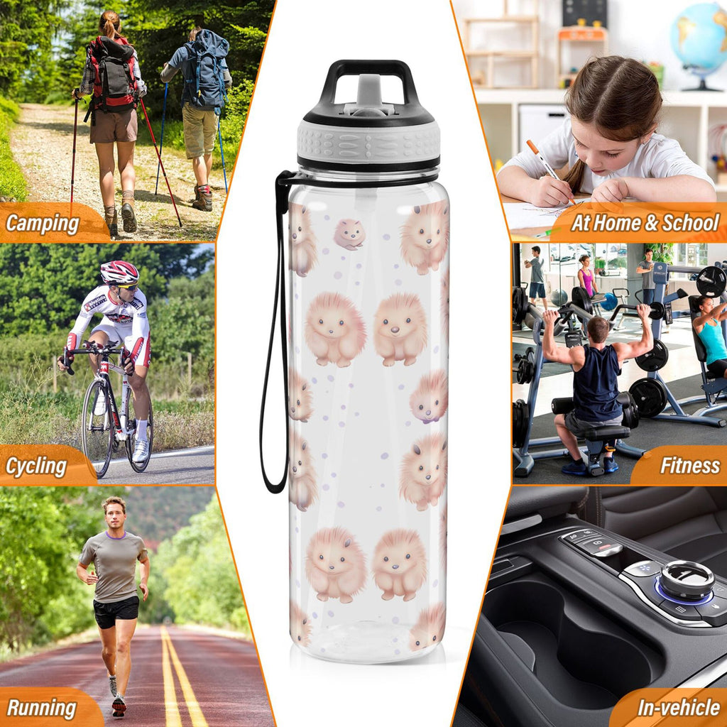 32oz Tritan Clear Water Bottle with Straw C3878