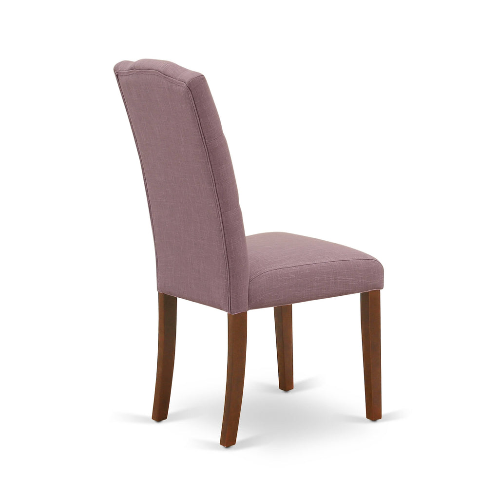 5pc Dining Set with Round Dinette Table and Four Parson Chairs C13108
