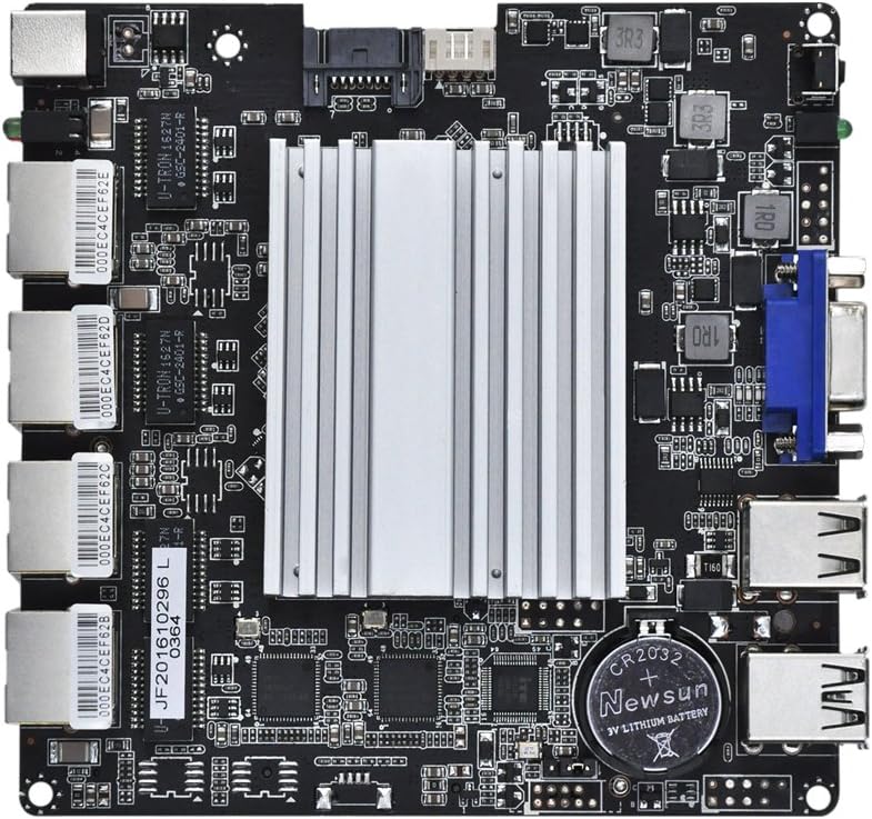 Mini PC with 4 LAN Ports, 8GB RAM 128GB SSD W9583