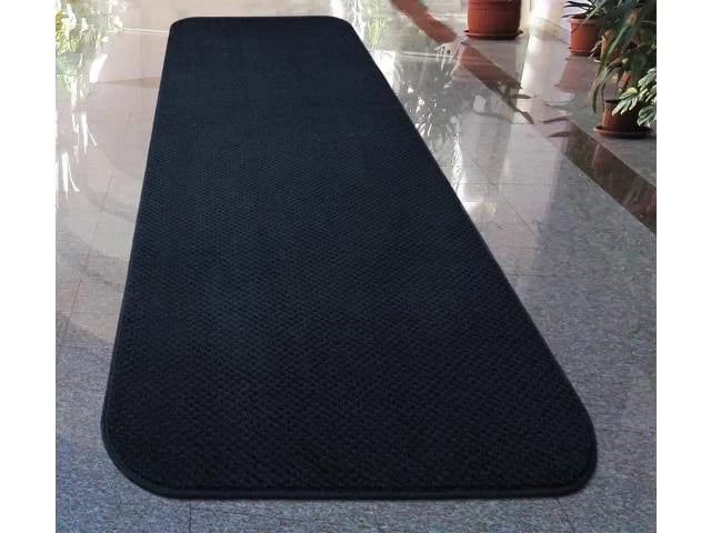 Navy Blue Skid-Resistant Carpet Runner 20 ft. x 36 in. Y620