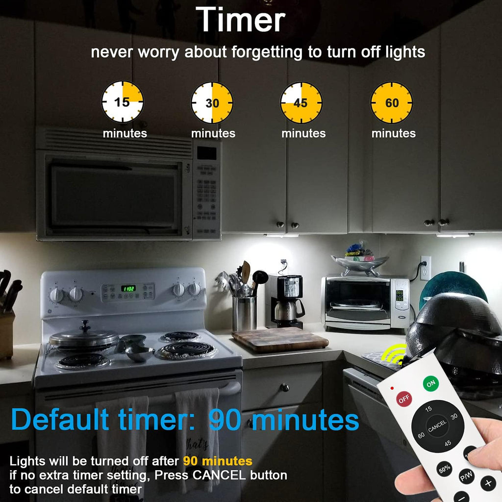 Rechargeable Touch Lights with Timer Dimmer 3 Colors H661493