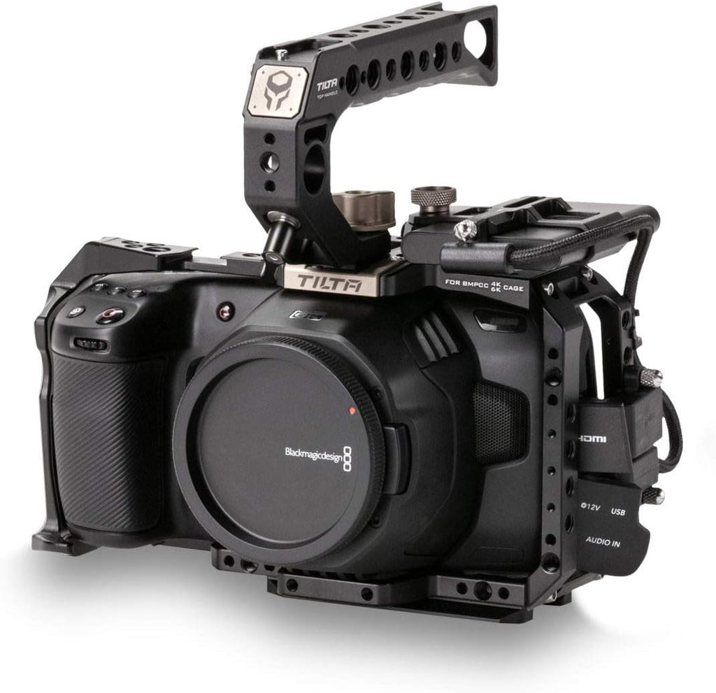 Camera Cage Basic Kit for BMPCC 4K/6K with Top Handle, SSD Drive Holder, USB-C Cable, HDMI Adapter N687782
