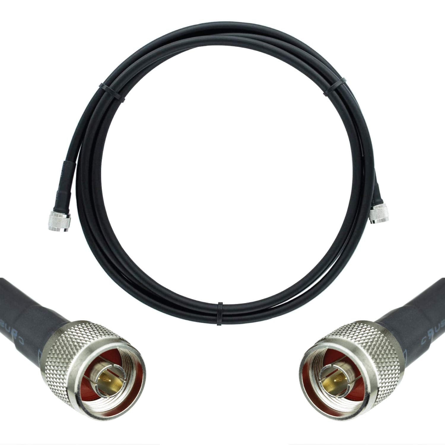 75ft N Male to N Male Ultra Low Loss Coaxial Cable 50ohm I73702