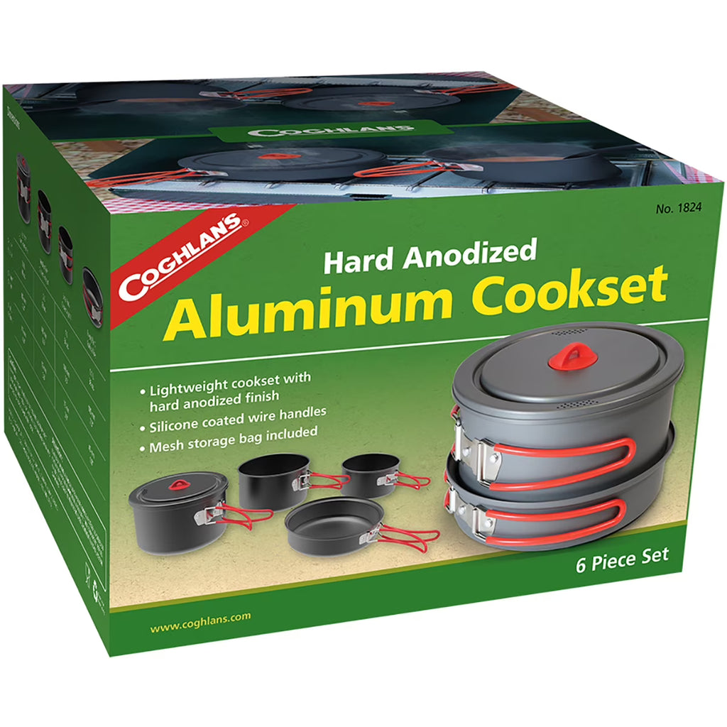 Hard Anodized Aluminum Camping Cooking Set W12122