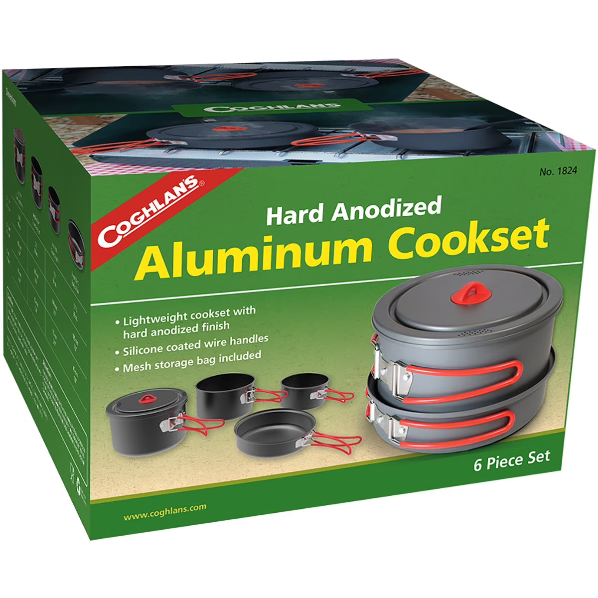 Hard Anodized Aluminum Camping Cooking Set W12122