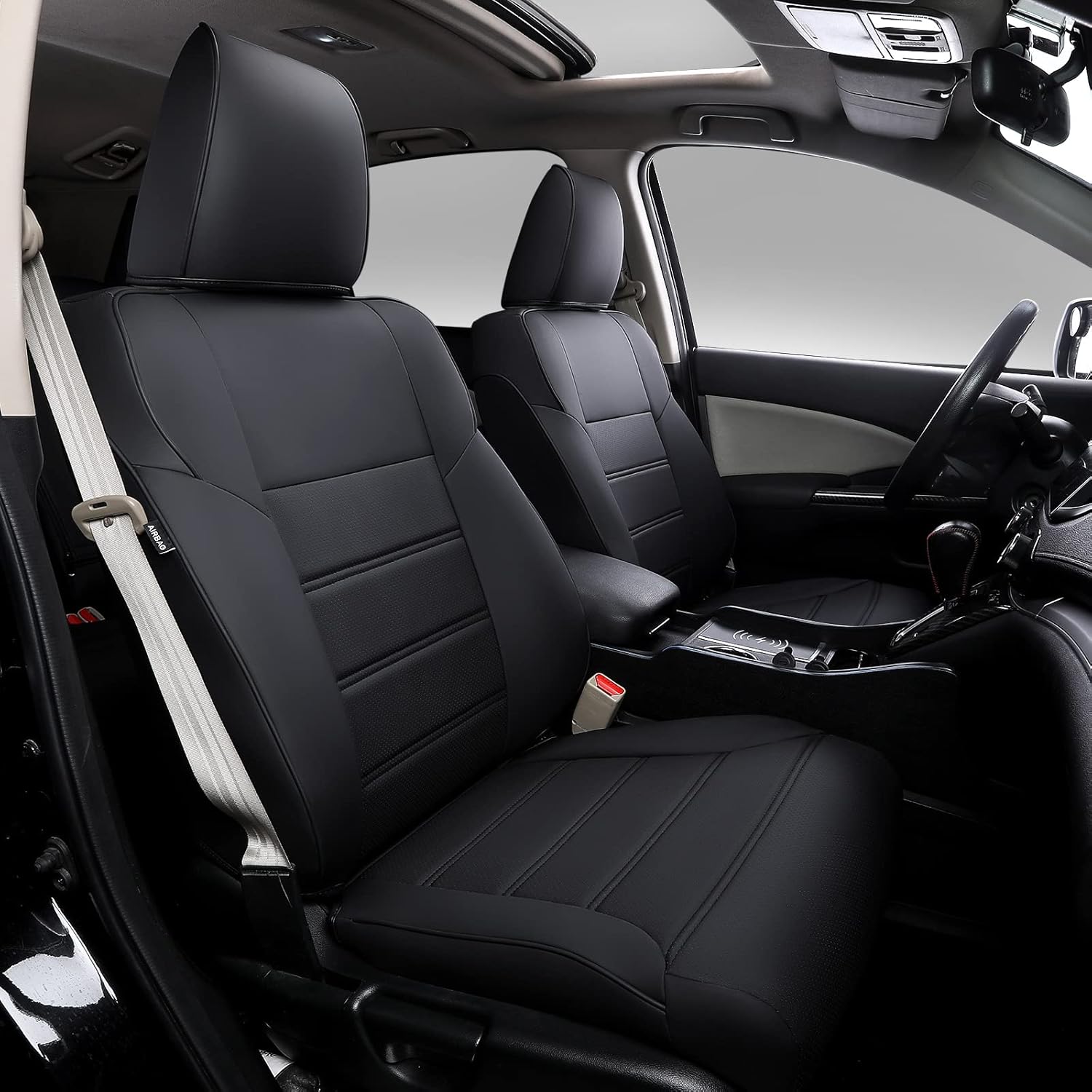 Grey Car Seat Covers for Honda CR-V 2017-2022 Q93994