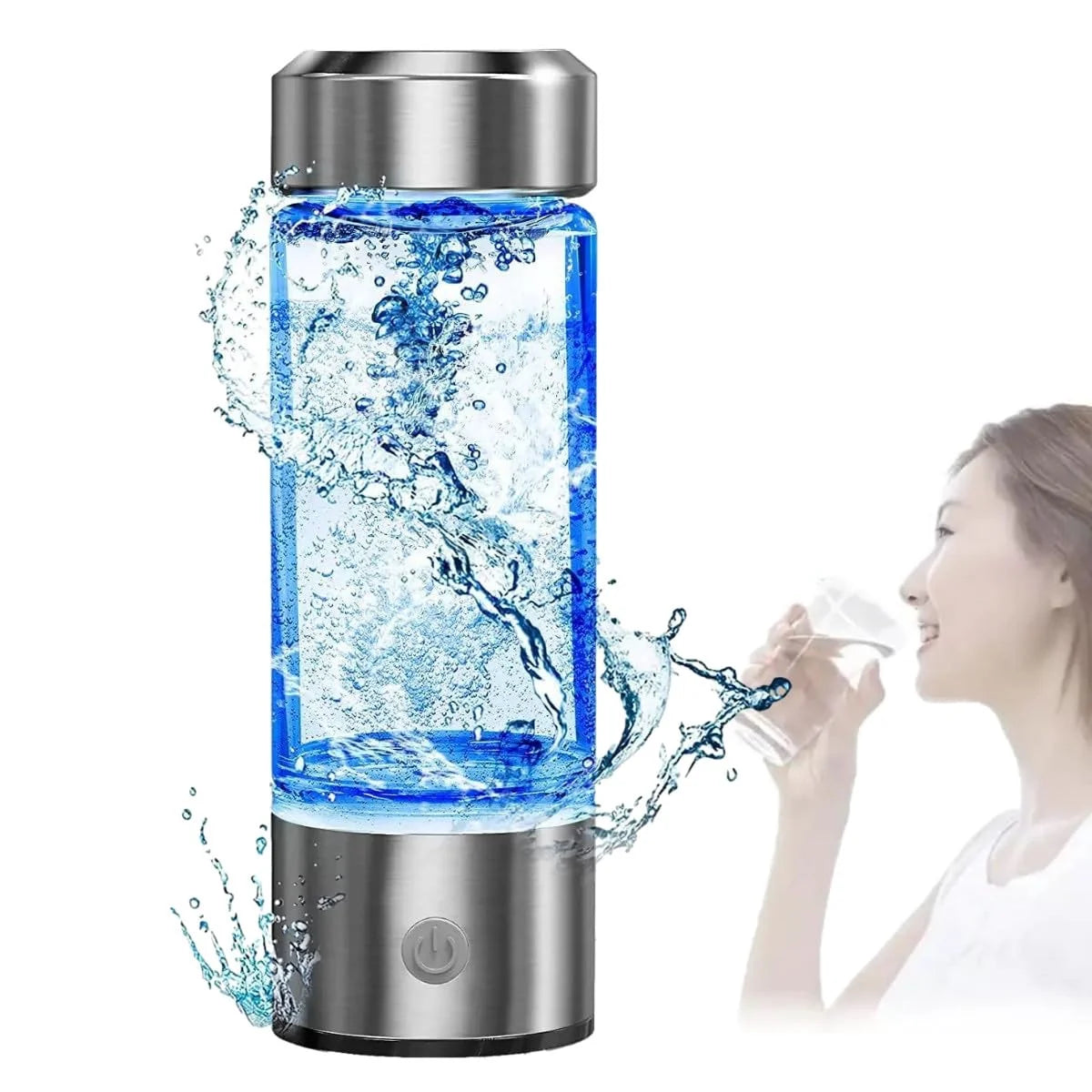 Hydrogen Water Bottle Glass Cup U25974