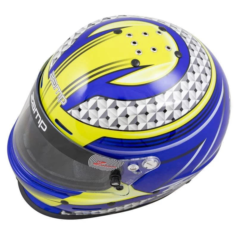 Blue/Green Graphic Helmet X7105