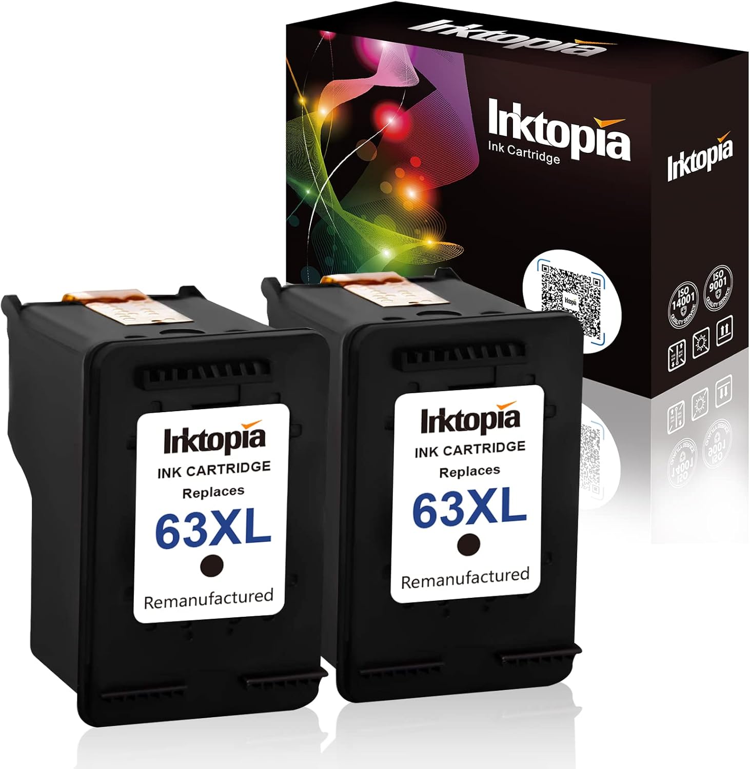 2 Black Ink Cartridge Pack of 2 G71961