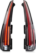 Red Clear Tail Lights for 2007-2014 Cadillac Escalade ESV 3rd Gen SUV V646977