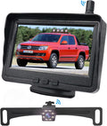 Wireless Backup Camera with 4.3 Inch Monitor, 170° Rear View Camera, Pack of 2 T6455