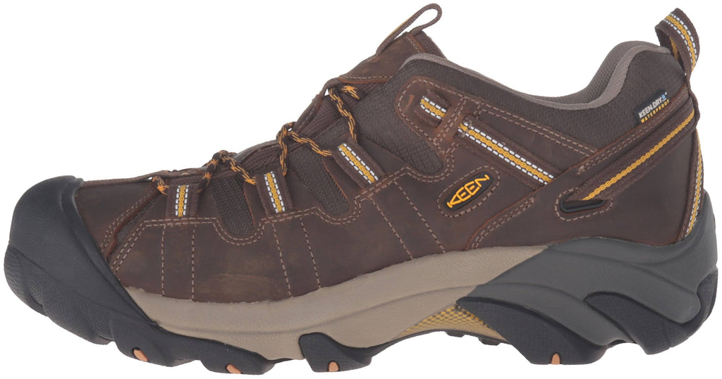 Waterproof Wide Cascade Brown/Golden Yellow Hiking Shoes E92402