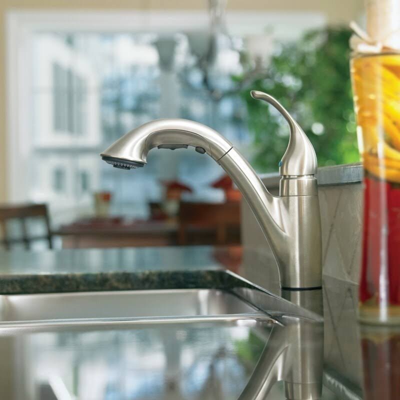 Single Handle Pullout Kitchen Faucet F59456