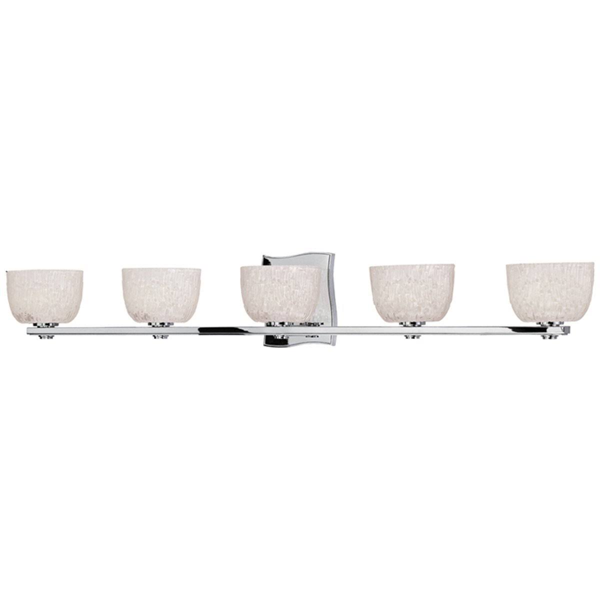Polished Chrome 5 Light Bath Bracket K221457